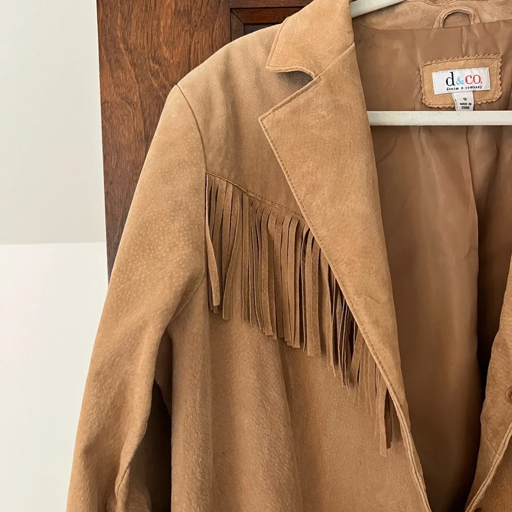 Vintage Fringe Suede Western Jacket - Picture 4 of 11
